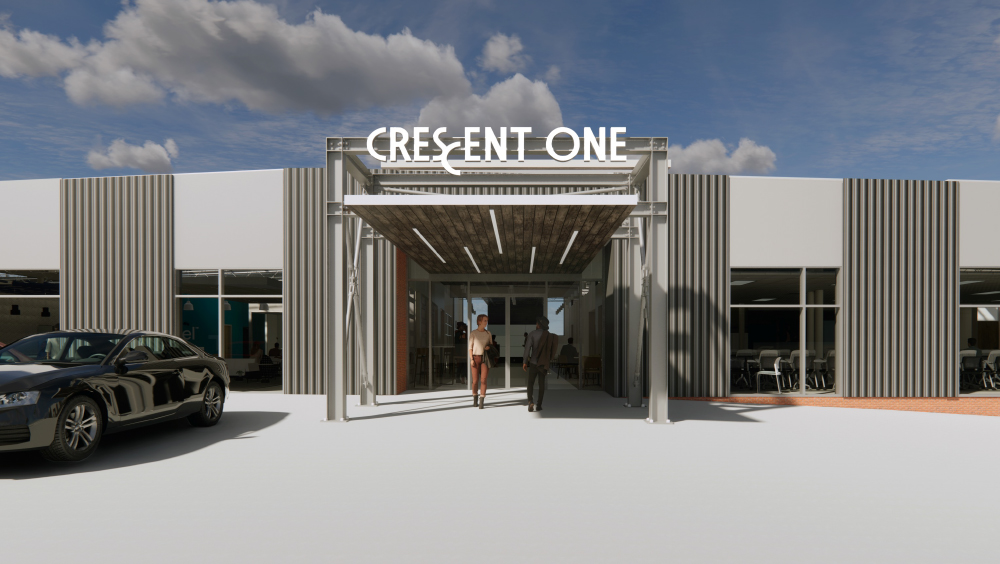 Crescent One building entrance