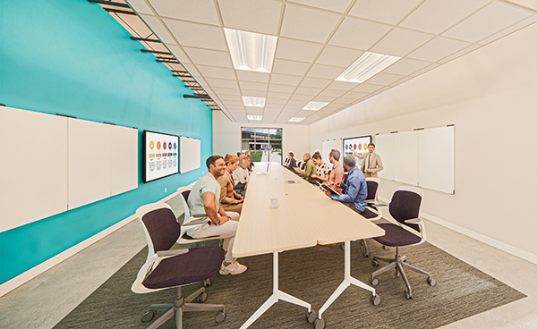 seminar room B at Flywheel Coworking in the Crescent Startup Community, Greenville, SC